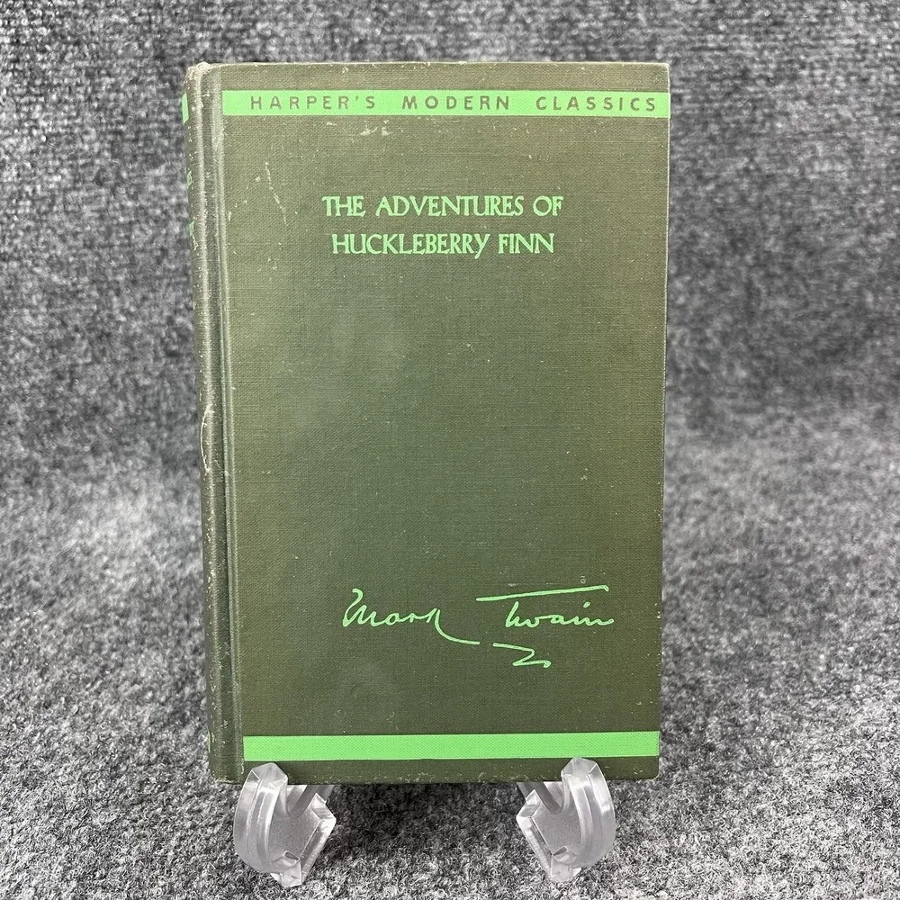 The Adventures of Huckleberry Finn Mark Twain, 1931, Hard Cover Harper's Classic